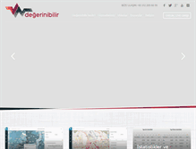 Tablet Screenshot of degerinibilir.com